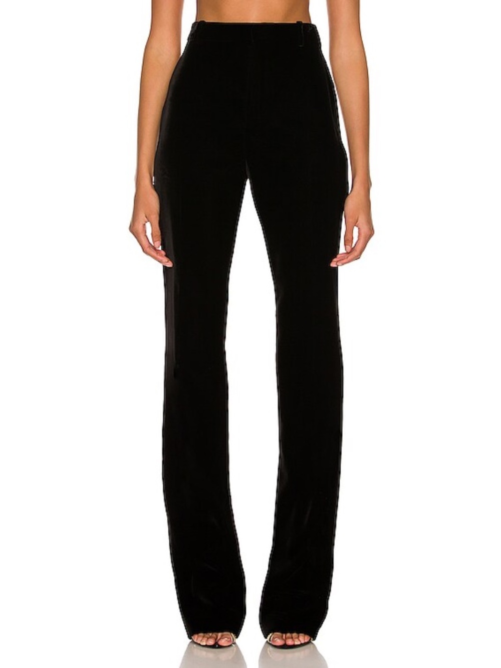 SAINT LAURENT Velvet Pant in Black NWT Size F38